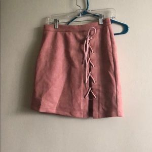 Pink skirt